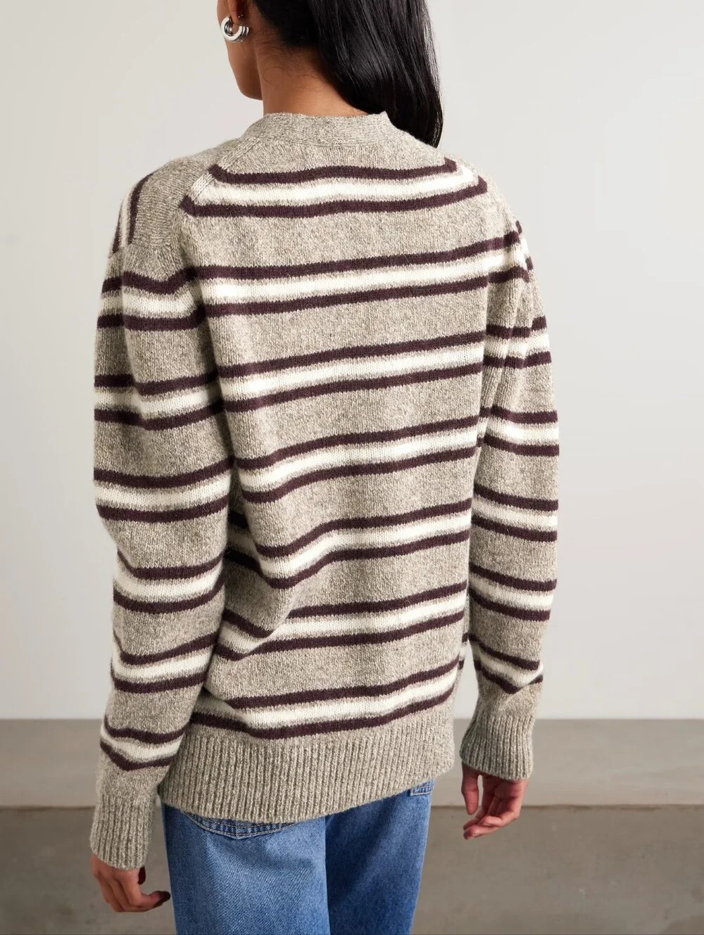 &daughter Shetland Stripe Cardigan size XL NWT